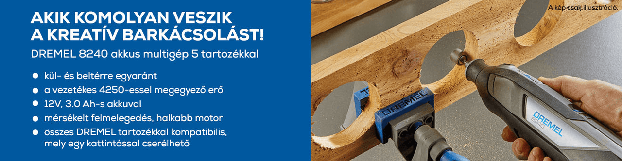 DREMEL 8240-5 Akkus multiszerszám