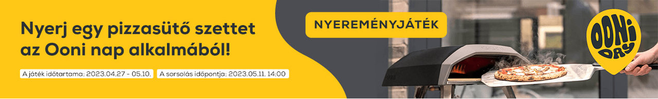 Nyerj egy Ooni pizzasütő szettet!