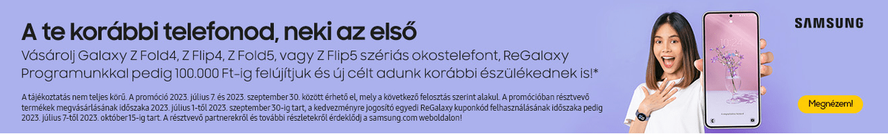 Samsung Regalaxy kategória banner