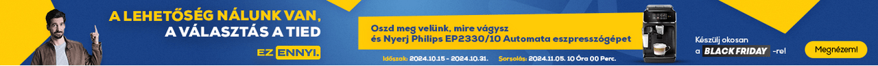 Oszd meg velünk, mire vágysz és Nyerj Philips EP2330/10 Automata eszpresszógépet