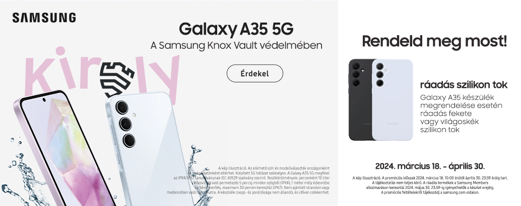 Samsung A35 bevezetés