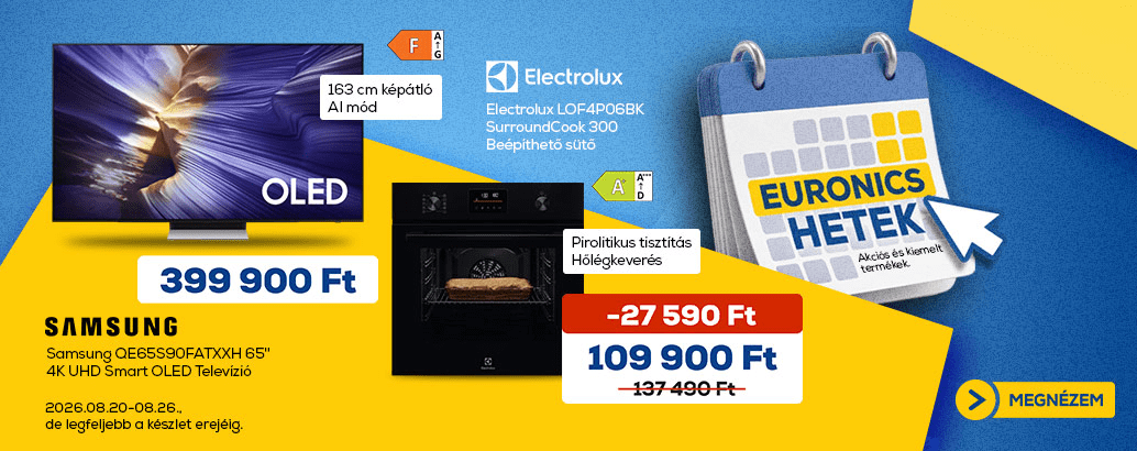 Euronics hetek! Ez ennyi.