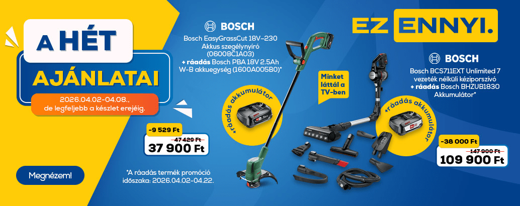 Hét ajánlatai az Euronics-nál! Ez ennyi.