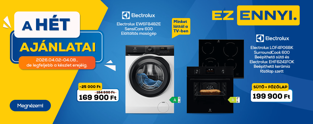 Hét ajánlatai az Euronics-nál! Ez ennyi.