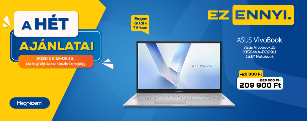 Hét ajánlatai az Euronics-nál! Ez ennyi.