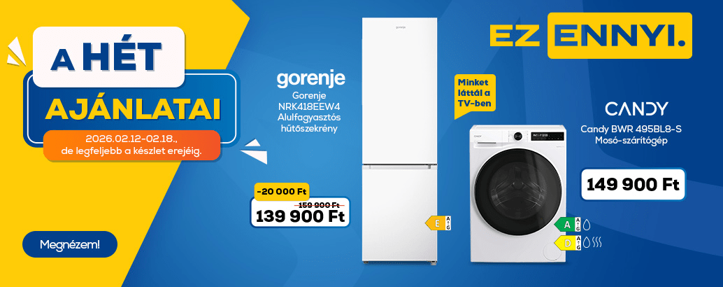 Hét ajánlatai az Euronics-nál! Ez ennyi.