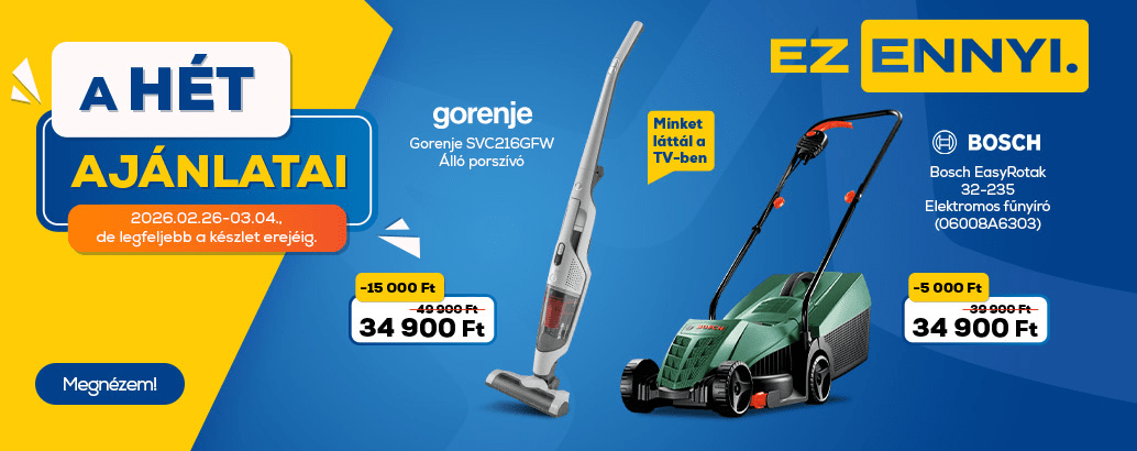 Hét ajánlatai az Euronics-nál! Ez ennyi.