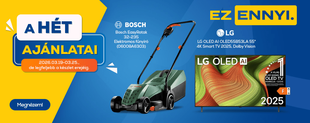 Hét ajánlatai az Euronics-nál! Ez ennyi.