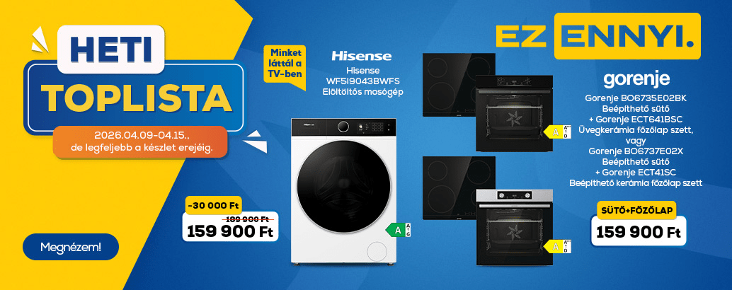 Hét ajánlatai az Euronics-nál! Ez ennyi.