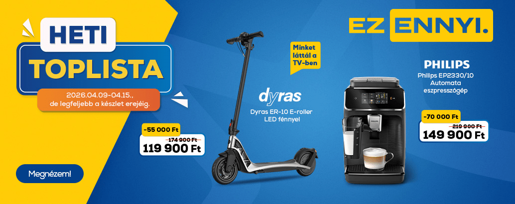 Hét ajánlatai az Euronics-nál! Ez ennyi.