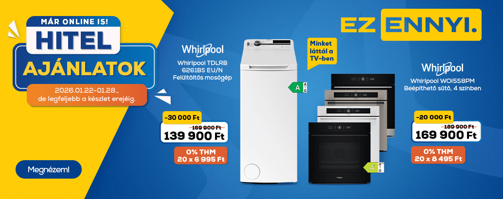 Kiszámítható promóciós hitel konstrukciók. Ez ennyi.