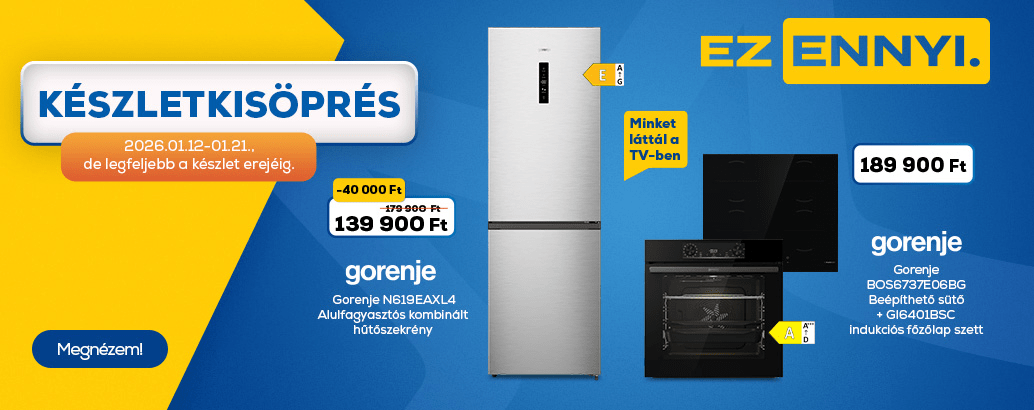 Készletkisöprés indul! Válogass termékeink között