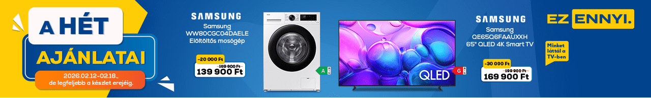 Hét ajánlatai az Euronics-nál! Ez ennyi.