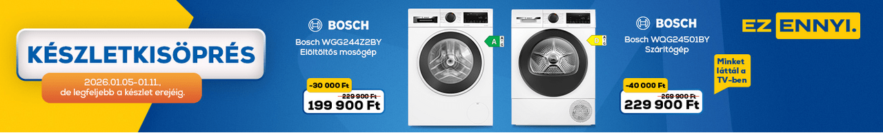 Készletkisöprés az Euronics-nál! Ez ennyi.