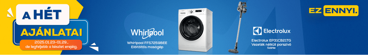 Hét ajánlatai az Euronics-nál! Ez ennyi.