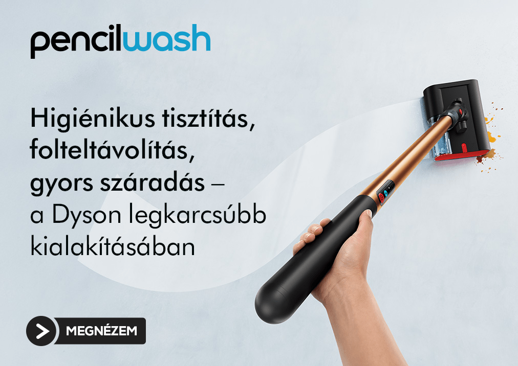 Higiénikus tisztítás, folteltávolítás, gyors száradás – a Dyson legkarcsúbb kialakításában
