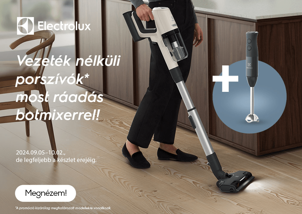 Electrolux kézi porszívók ráadással