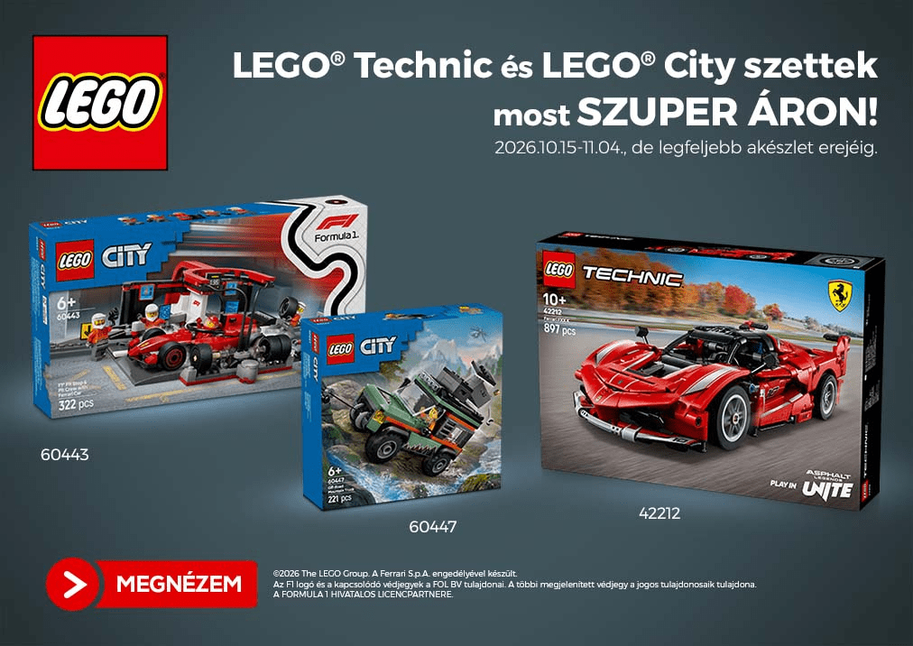 LEGO® Technik és LEGO® City szettek