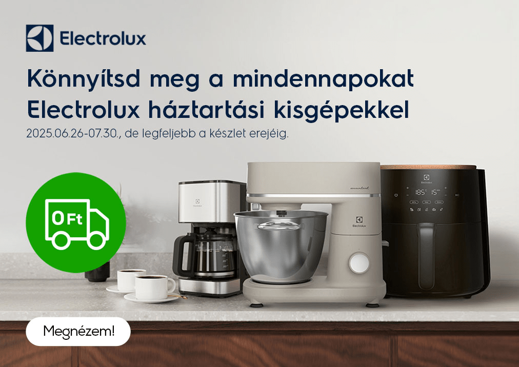 Könnyítsd meg a mindennapokat Electrolux háztartási kisgépekkel!