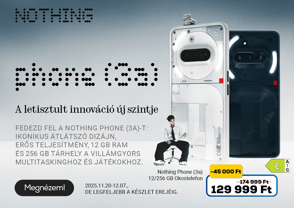 Fedezd fel a Nothing Phone 3(a)-t