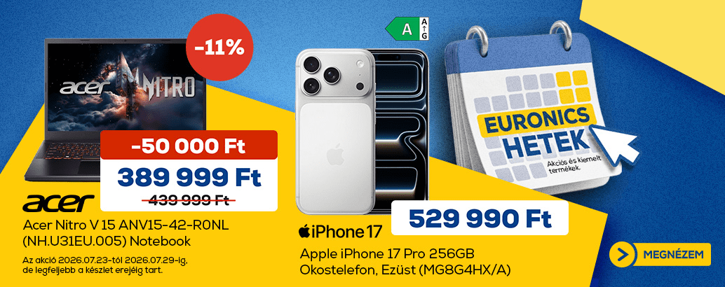 Euronics hetek! Ez ennyi.