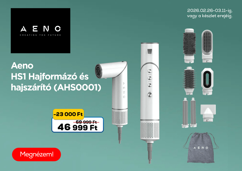 Aeno HS1 Hajformázó és hajszárító (AHS0001)