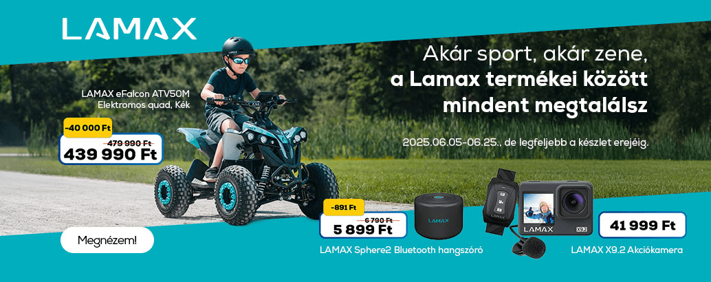 Lamax ajánlatok