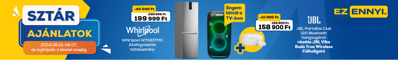 Sztár ajánlatok az Euronics-nál!