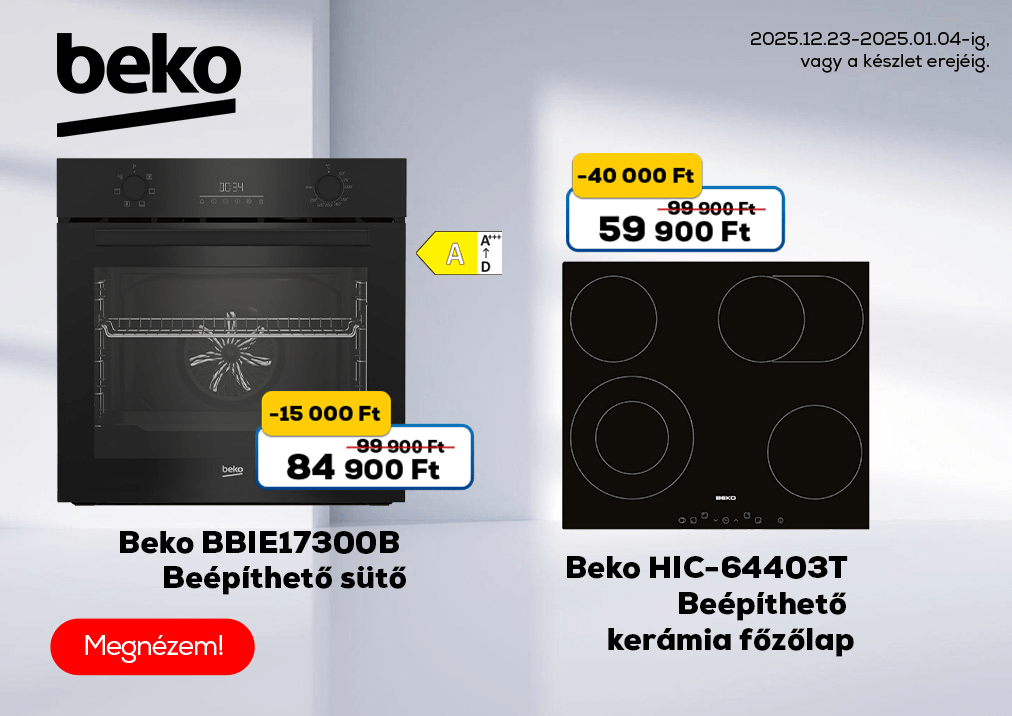 Beko BBIE17300B Beépíthető sütő