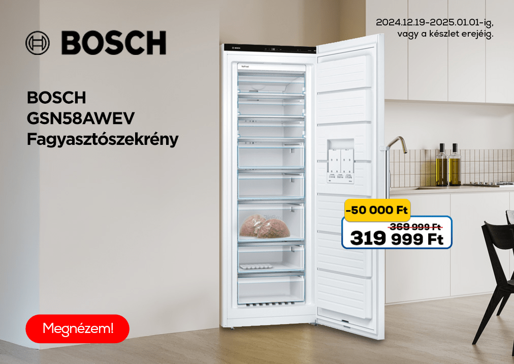 Bosch GSN58AWEV Fagyasztószekrény