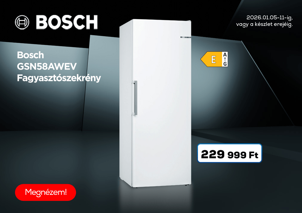 Bosch GSN58AWEV Fagyasztószekrény