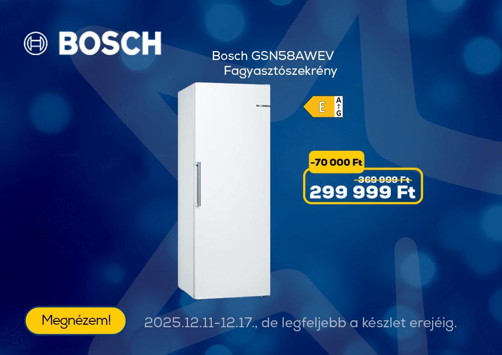 Bosch GSN58AWEV Fagyasztószekrény