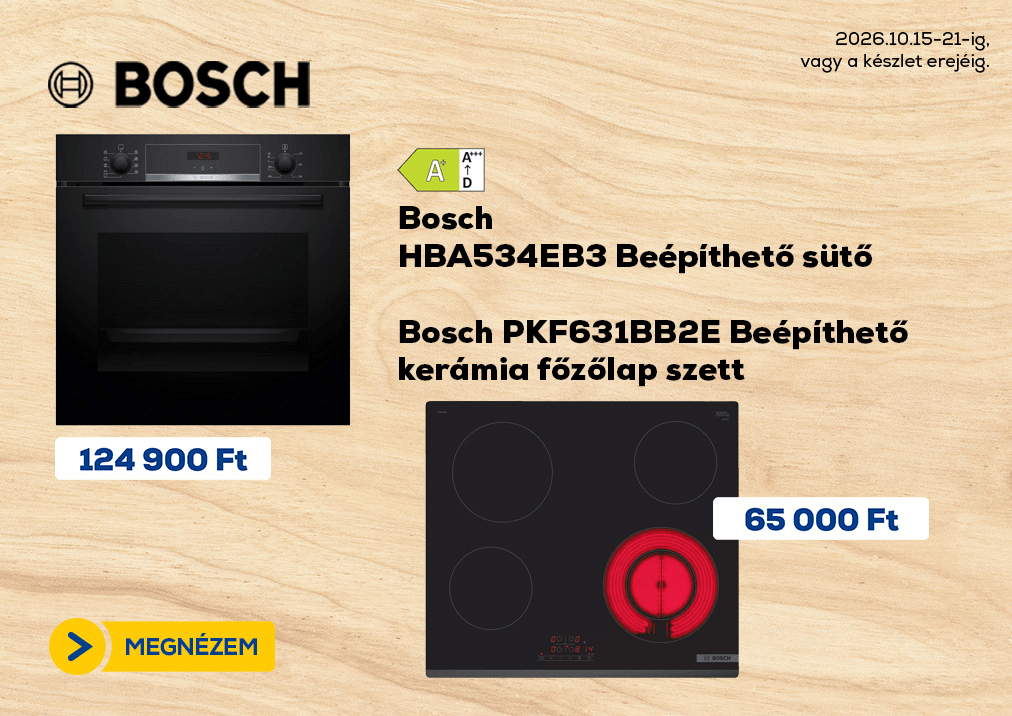 Bosch PKF631BB2E Beépíthető kerámia főzőlap