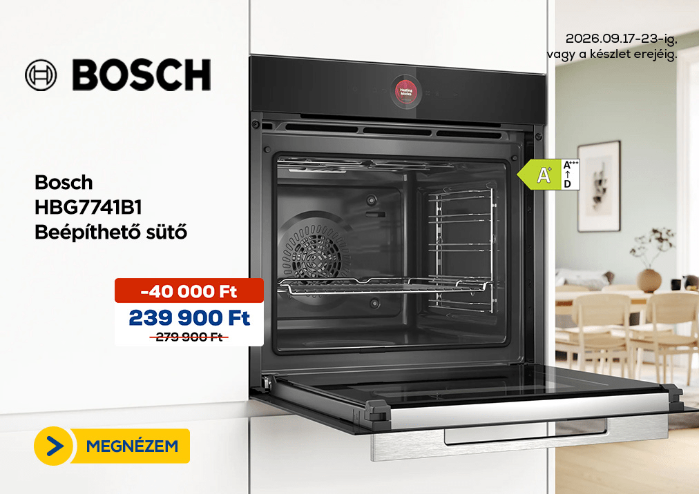 Bosch HBG7741B1 Beépíthető sütő