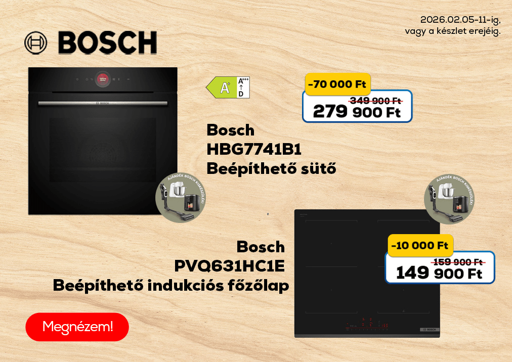 Bosch PVQ631HC1E Beépíthető indukciós főzőlap