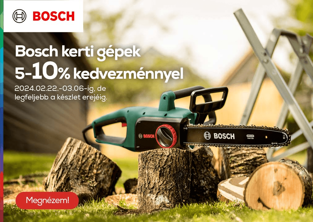 Bosch kerti gépek