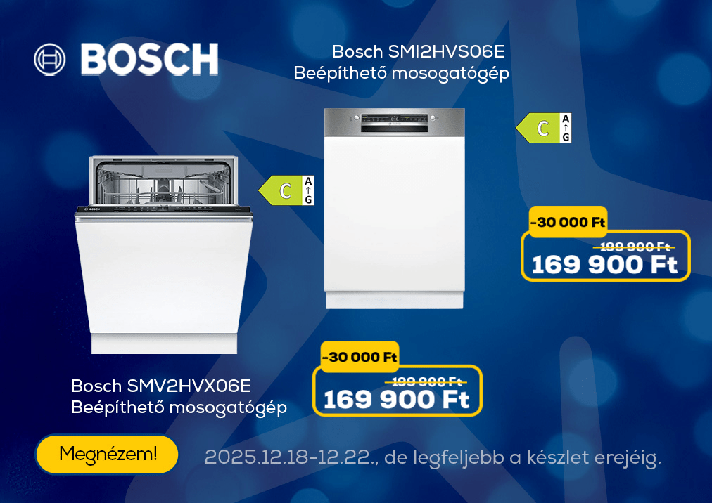 Bosch SMI2HVS06E Beépíthető mosogatógép