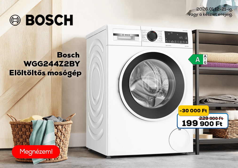 Bosch WGG244Z2BY Elöltöltős mosógép