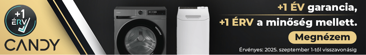 Candy +1 Év garancia