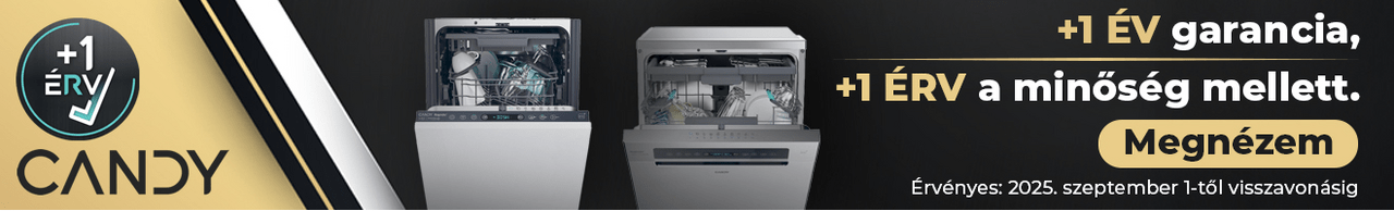 Candy +1 év garancia
