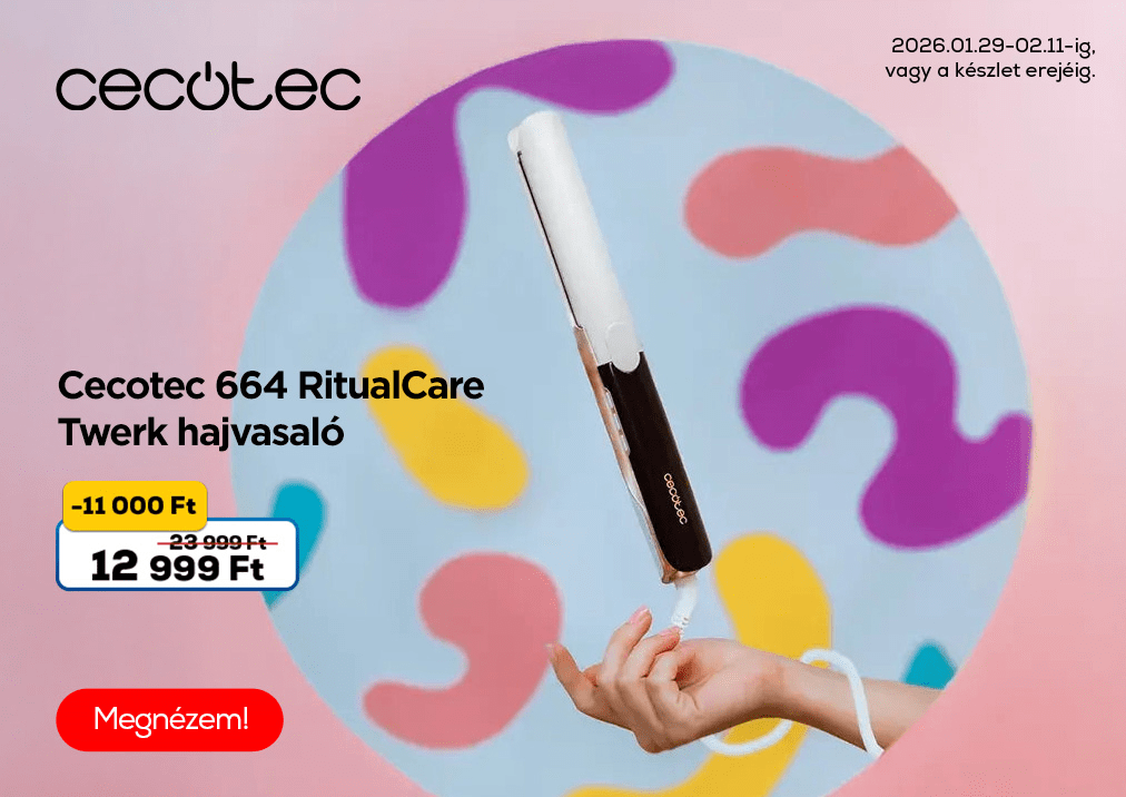 Cecotec 664 RitualCare Twerk hajvasaló