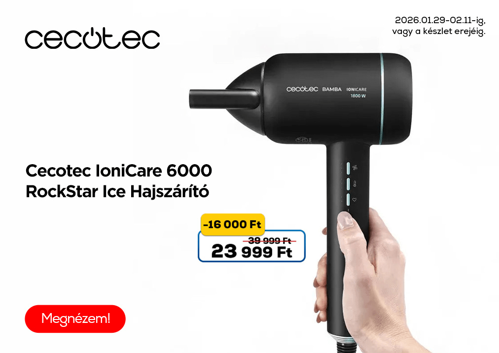 Cecotec IoniCare 6000 RockStar Ice Hajszárító