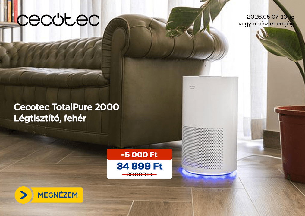 Cecotec TotalPure 2000 Légtisztító, fehér