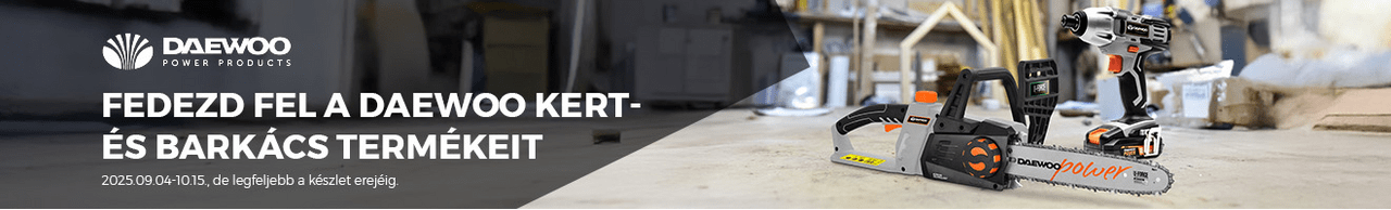 Daewoo kert és barkács termékek az Euronicsnél