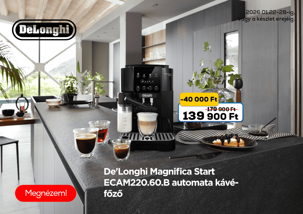 De'Longhi Magnifica Start ECAM220.60.B automata kávéfőző