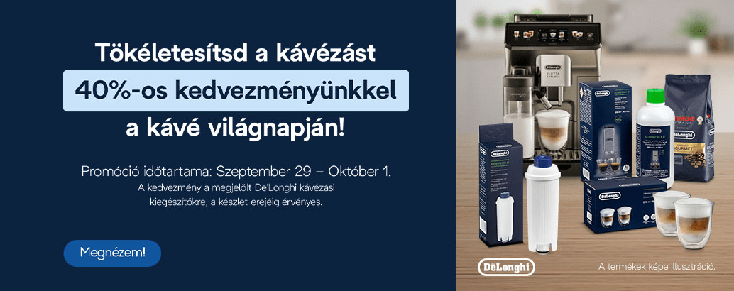 Delonghi kávézás