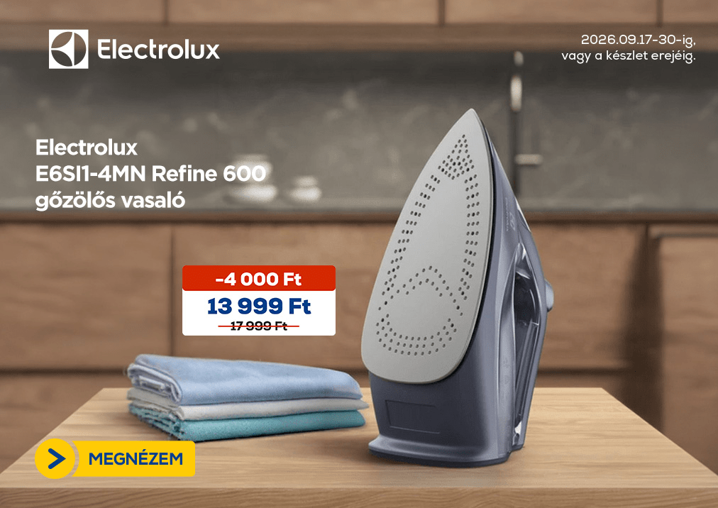Electrolux E6SI1-4MN Refine 600 gőzölős vasaló