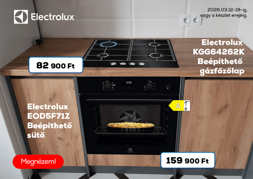 Electrolux KGG64262K Beépíthető gázfőzőlap