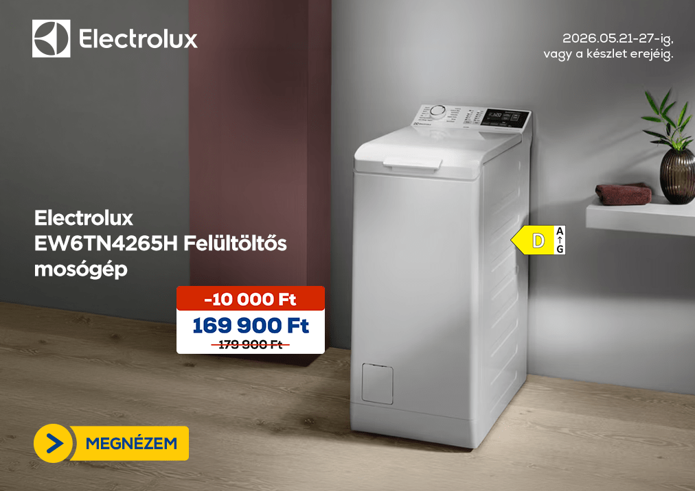 Electrolux EW6TN4265H Felültöltős mosógép
