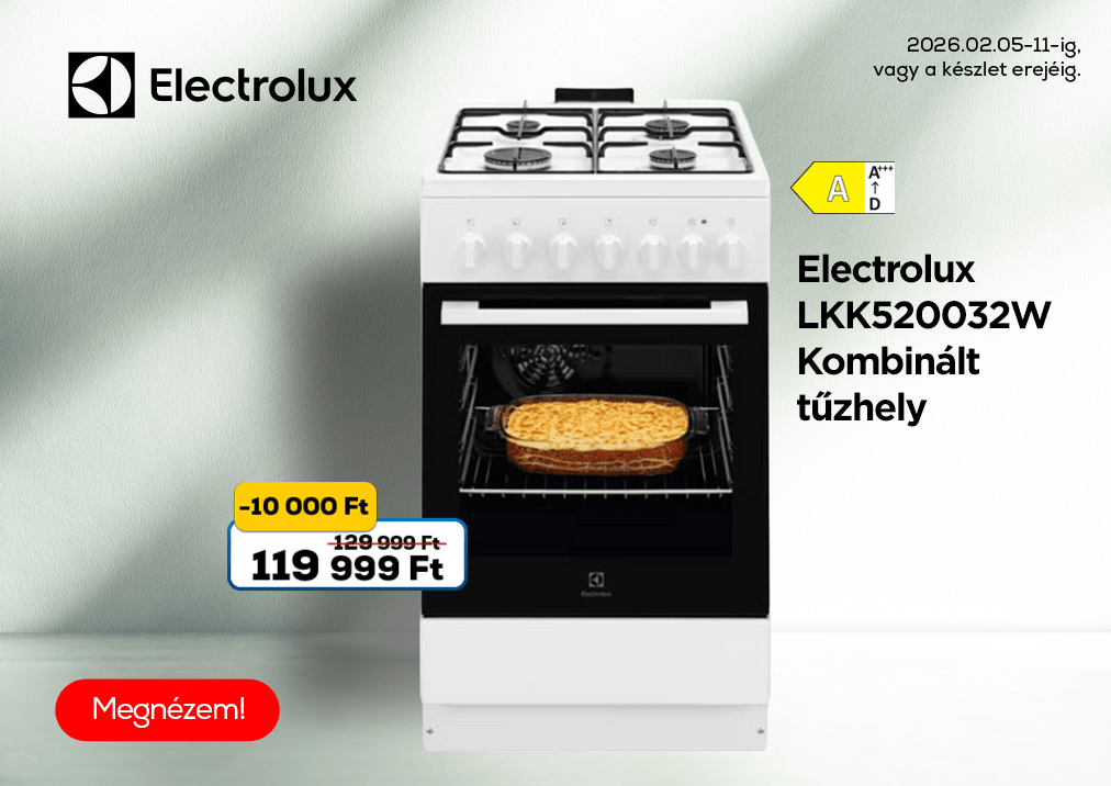 Electrolux LKK520032W Kombinált tűzhely